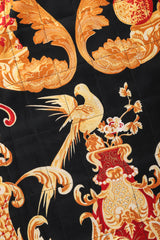 Recess Los Angeles Vintage Gianfranco Ferre Baroque Quilted Embroidered Skirt & Wrap Set