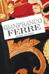 Recess Los Angeles Vintage Gianfranco Ferre Baroque Quilted Embroidered Skirt & Wrap Set