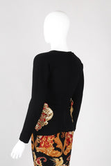 Recess Los Angeles Vintage Gianfranco Ferre Scoopneck Baroque Hip Bustle Top