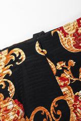 Recess Los Angeles Vintage Gianfranco Ferre Baroque Quilted Embroidered Skirt & Wrap Set