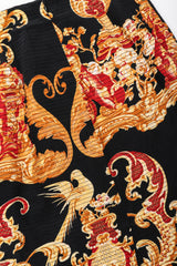 Recess Los Angeles Vintage Gianfranco Ferre Baroque Quilted Embroidered Skirt & Wrap Set