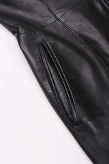 Recess Los Angeles Vintage Gianfranco Ferre Leather GoT Dragon Medallion Dress