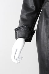 Recess Los Angeles Vintage Gianfranco Ferre Leather GoT Dragon Medallion Dress