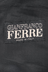 Recess Designer Consignment Vintage Gianfranco Ferre Contrast Stitch Leather Jean Los Angeles Resale