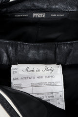 Vintage Gianfranco Ferre Labels on black