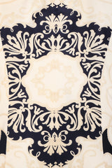 Recess Los Angeles Vintage Gianfranco Ferre Studio 0001 Baroque Rope Print Silk Jacket & Blouse Set