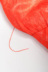 Recess Designer Consignment Vintage Gillian Metallic Lamé Trench Top Los Angeles Resale