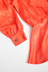 Recess Designer Consignment Vintage Gillian Metallic Lamé Trench Top Los Angeles Resale