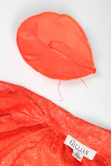 Recess Designer Consignment Vintage Gillian Metallic Lamé Trench Top Los Angeles Resale