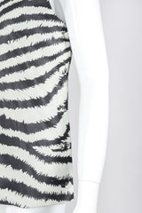 Recess Los Angeles Vintage Gino Paoli Leather Zebra Top