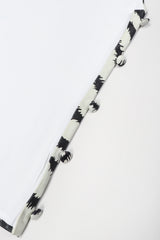 Recess Los Angeles Vintage Gino Paoli Leather Zebra Top