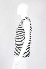 Recess Los Angeles Vintage Gino Paoli Leather Zebra Top