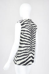 Recess Los Angeles Vintage Gino Paoli Leather Zebra Top
