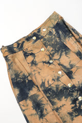 Recess Designer Consignment Vintage Gino Paoli Tie Dye Tissue Suede Jacket & Skirt Set Los Angeles Resale