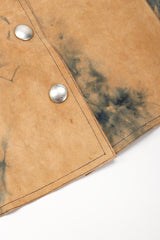 Recess Designer Consignment Vintage Gino Paoli Tie Dye Tissue Suede Jacket & Skirt Set Los Angeles Resale