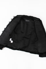 Vintage Giorgio Armani Floral Fur Jacket lining at Recess Los Angeles