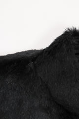 Vintage Giorgio Armani Floral Fur Jacket patch R HPS at Recess Los Angeles