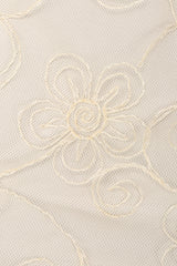 Recess Los Angeles Vintage Giorgio Sant'Angelo Bead Fringe Mesh Lace Blouse