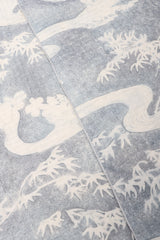 Recess Los Angeles Vintage Giorgio Armani Wool Silk River Chinoiserie Gauze Skirt