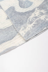 Recess Los Angeles Vintage Giorgio Armani Wool Silk River Chinoiserie Gauze Skirt