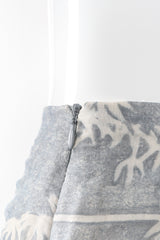 Recess Los Angeles Vintage Giorgio Armani Wool Silk River Chinoiserie Gauze Skirt