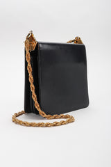 Recess Los Angeles Vintage Giotti Leather Hinged Box Bag