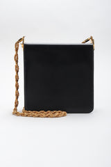 Recess Los Angeles Vintage Giotti Leather Hinged Box Bag