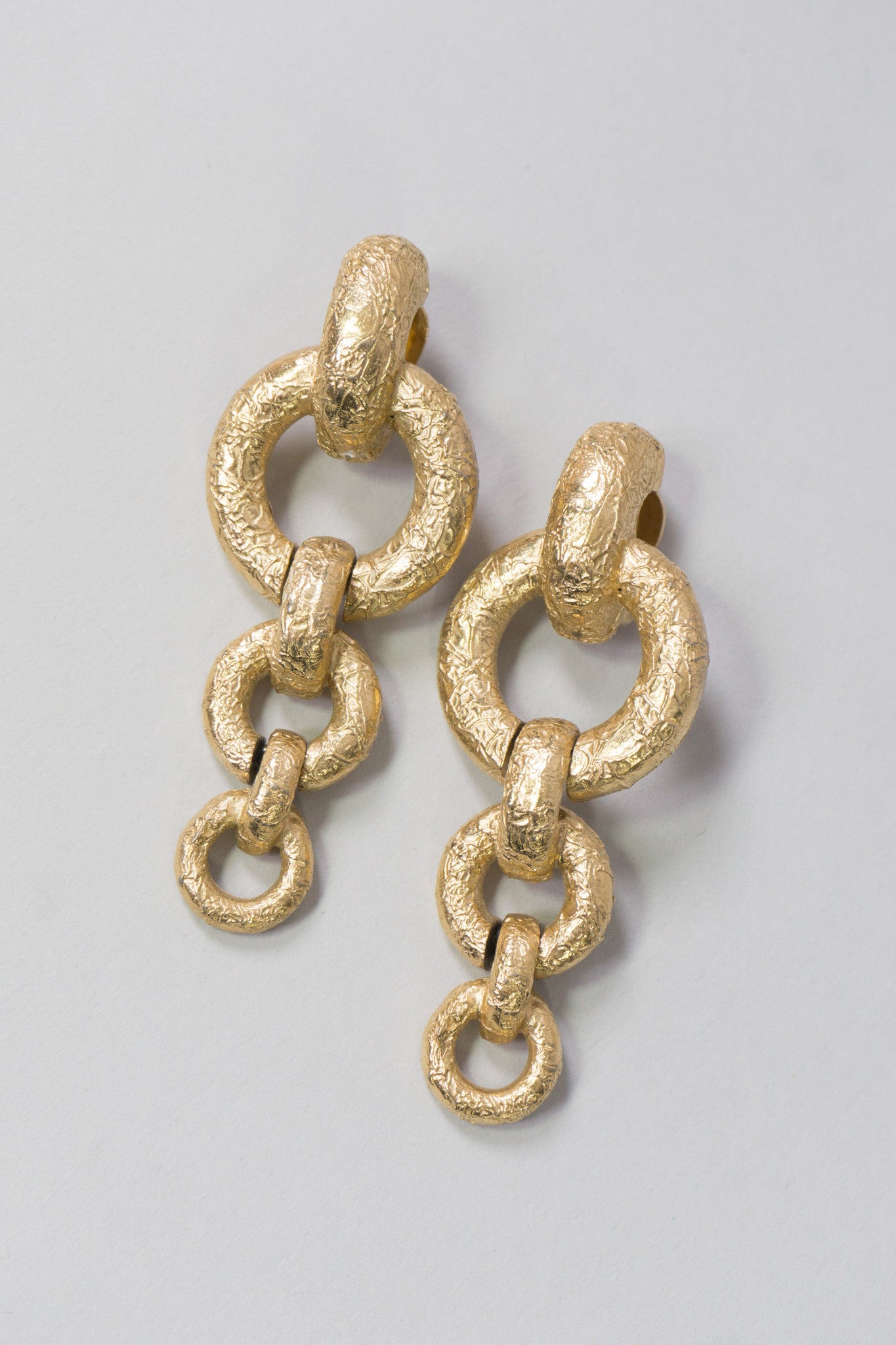 Givenchy Gold Rolo Chain Drop Earring