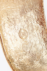Recess Designer Consignment Vintage Givenchy Foil Textured Cuff Bracelet Los Angeles Resale
