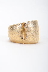 Recess Designer Consignment Vintage Givenchy Foil Textured Cuff Bracelet Los Angeles Resale