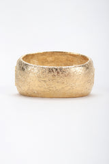 Recess Designer Consignment Vintage Givenchy Foil Textured Cuff Bracelet Los Angeles Resale