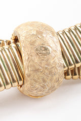 Recess Designer Consignment Vintage Givenchy Twisted Stretch Metal Collar Necklace Los Angeles Resale