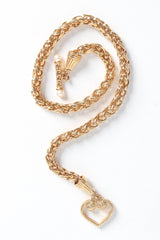 Vintage Givenchy Love Pearl Choker Necklace front flat @ Recess Los Angeles