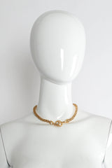 Vintage Givenchy Love Pearl Choker Necklace on mannequin @ Recess Los Angeles