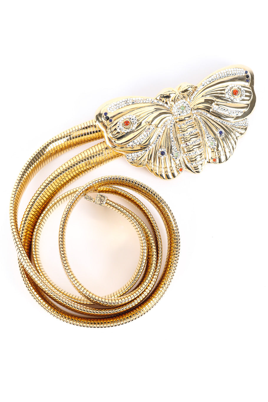 Jeweled butterfly belt by Judith Leiber Front View @recessla