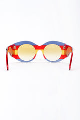 Recess Designer Consignment Gucci GG0177S Rounded Stripe Sunglasses Los Angeles Resale
