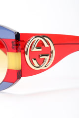 Recess Designer Consignment Gucci GG0177S Rounded Stripe Sunglasses Los Angeles Resale