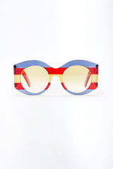 Recess Designer Consignment Gucci GG0177S Rounded Stripe Sunglasses Los Angeles Resale