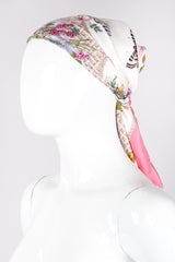 Recess Los Angeles Vintage Gucci Vittorio Accornero Floral Butterfly Scarf