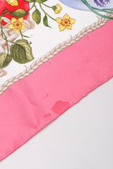 Recess Los Angeles Vintage Gucci Vittorio Accornero Floral Butterfly Scarf
