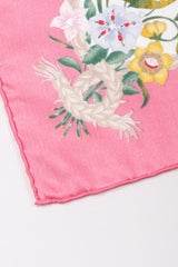 Recess Los Angeles Vintage Gucci Vittorio Accornero Floral Butterfly Scarf