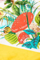 Recess Los Angeles Vintage Gucci I Continenti Magni Yellow Koala Flora Fauna Scarf