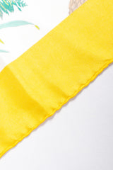 Recess Los Angeles Vintage Gucci I Continenti Magni Yellow Koala Flora Fauna Scarf