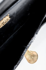 Vintage Gucci Lizard Leather Envelope Clutch Wear to opening at Recess