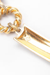 Recess Designer Consignment Vintage Gucci Enamel Chain Belt Los Angeles Resale Recycled