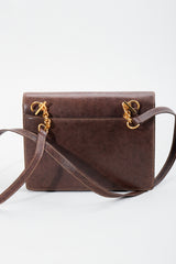 Vintage Gucci Grain Leather Shoulder Bag Back at Recess LA