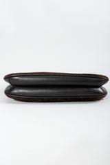 Vintage Gucci Brown Chenille Monogram Shoulder Bag Base at Recess Los Angeles