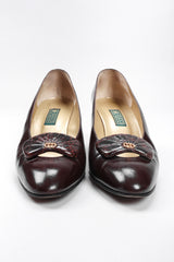 Recess Los Angeles Vintage Gucci GG Logo Leather Heels