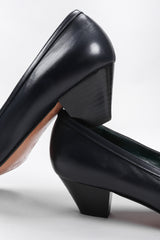 Recess Los Angeles Vintage Gucci Leather Fringe Flap Everyday Stacked Loafer Heels