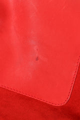 Vintage Gucci 1970s Suede Dionysus Trench Coat Stain on Pocket